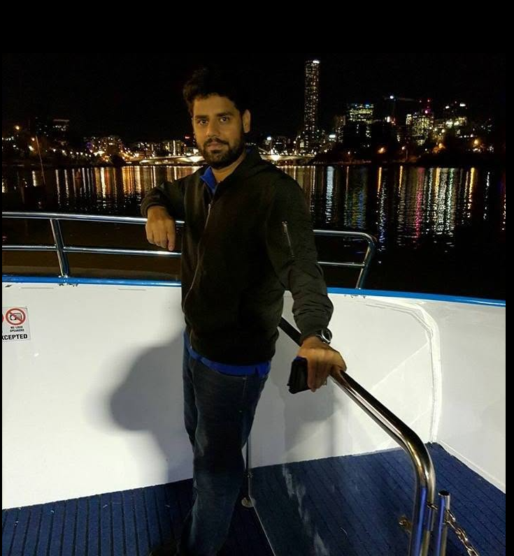 City lights from the water