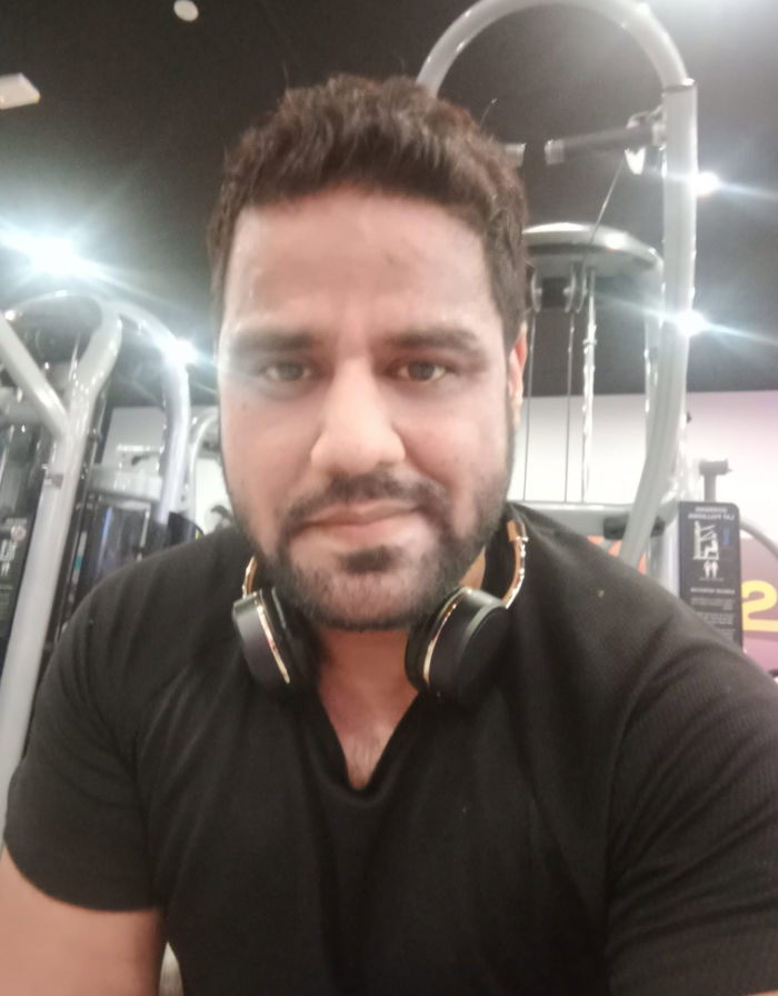 Dr Muhammad Abid Saleem during a fitness session